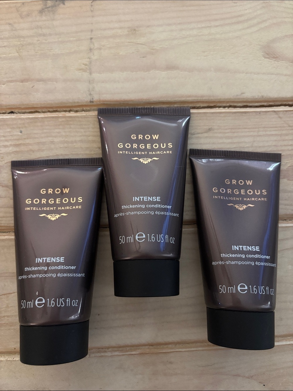 Grow gorgeous Intense Thickening Conditioner - 3 Tubes (50 ml) 742